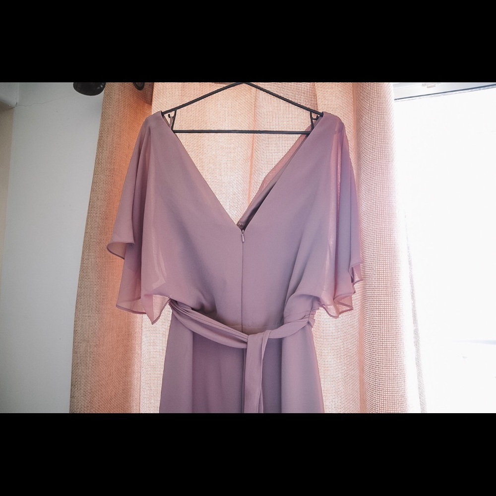 AMSALE  lavender Bridesmaid Dress